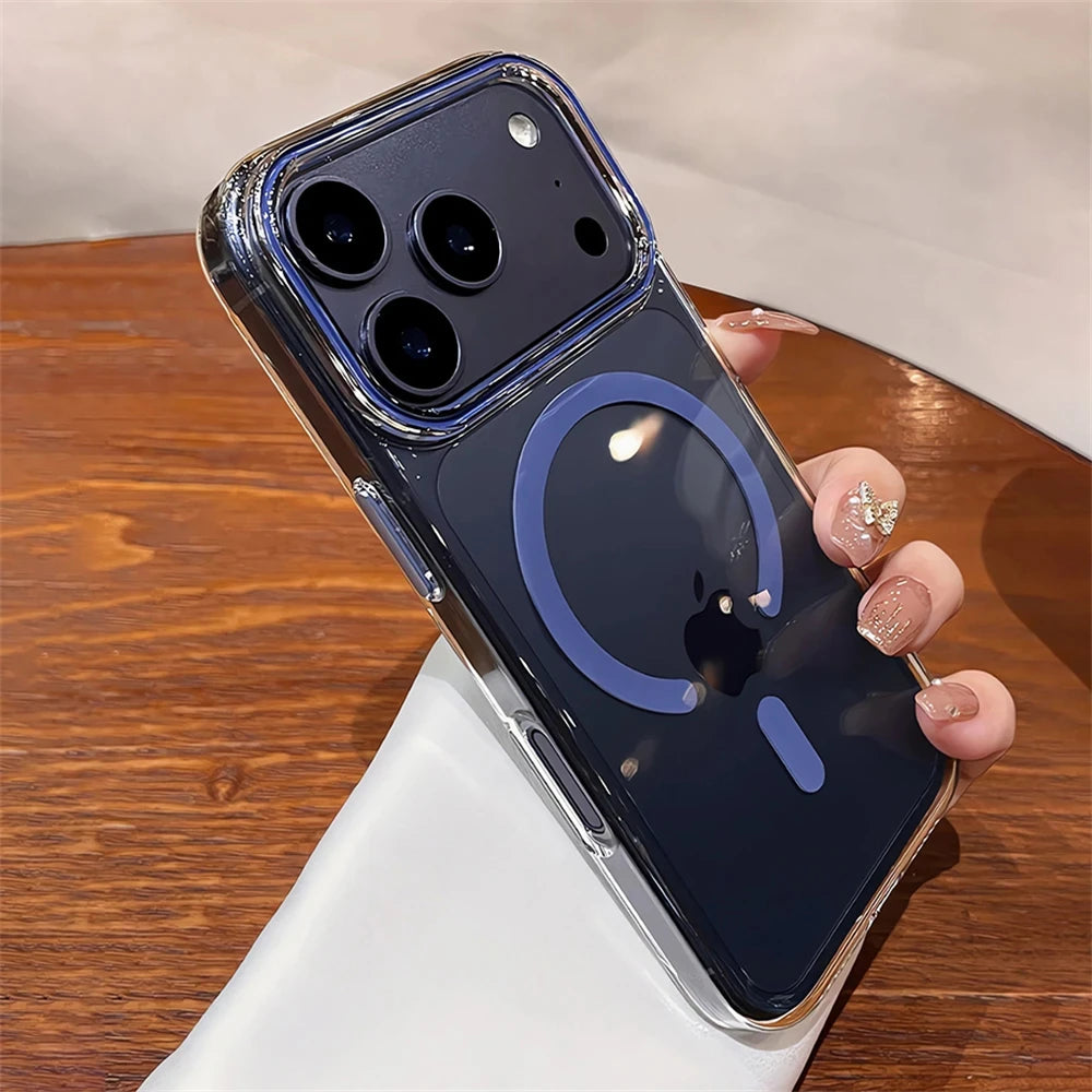 Transparente Ultradünne MagSafe-Hülle für iPhone 18 Pro & iPhone 18 Pro Max – Stoßfeste Hart-PC-Schutzhülle Kaufschwan®