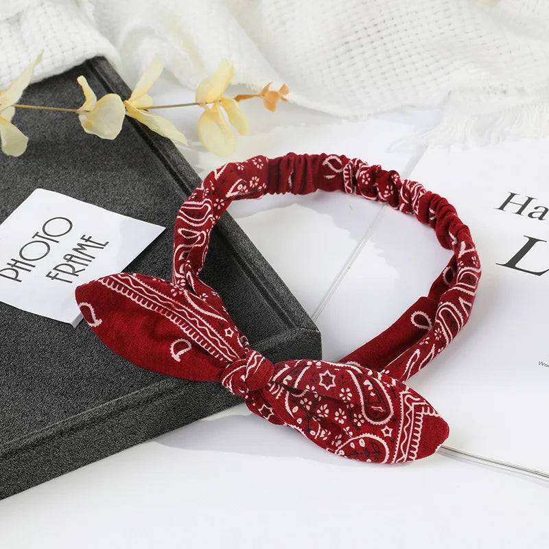Bandana Haarreif mit Schleife – Geknotetes Turban-Haarreif für Damen & Mädchen Kaufschwan®