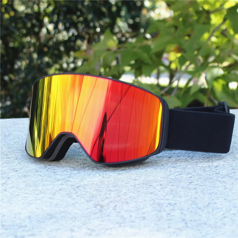 Doppelglas Anti-Beschlag & UV-Schutz | HD Schneebrille für Skifahren & Snowboarden, Unisex Kaufschwan®