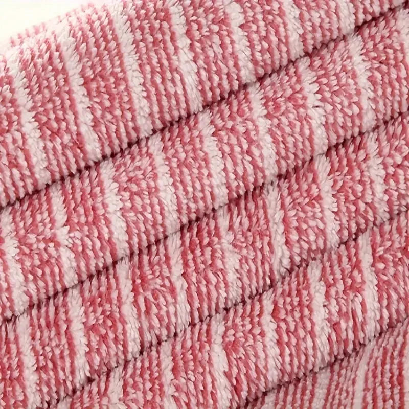6-teiliges Coral Fleece Handtuch Set – 3 Badetücher & 3 Waschlappen | Weich, Saugfähig & Komfortabel für Dusche, Fitness & Hotel Kaufschwan®
