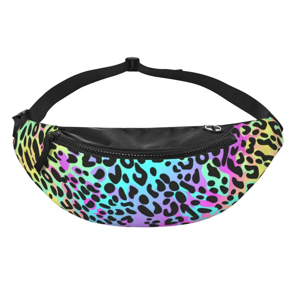Leopardenmuster Gürteltasche – Unisex Hüfttasche | Cheetah Print Crossbody Bag für Laufen, Reisen & Handy
