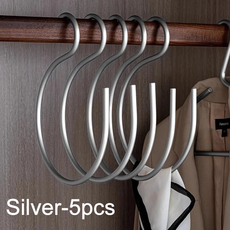 Hut Haken für Baseball Caps – Aluminium Cap Organizer für Kleiderschrank und Schlafzimmer Kaufschwan® Silber – 5 Stück