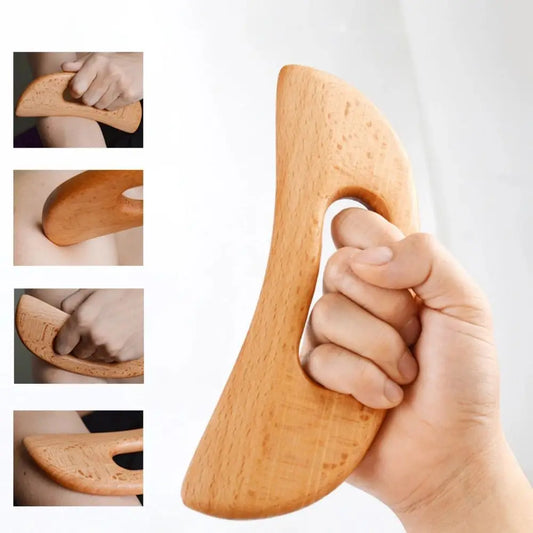 Holz Massage Werkzeug | Schabebrett für Schlankheits- & Körpermassage-Therapie | Gua Sha Schaber Kaufschwan®