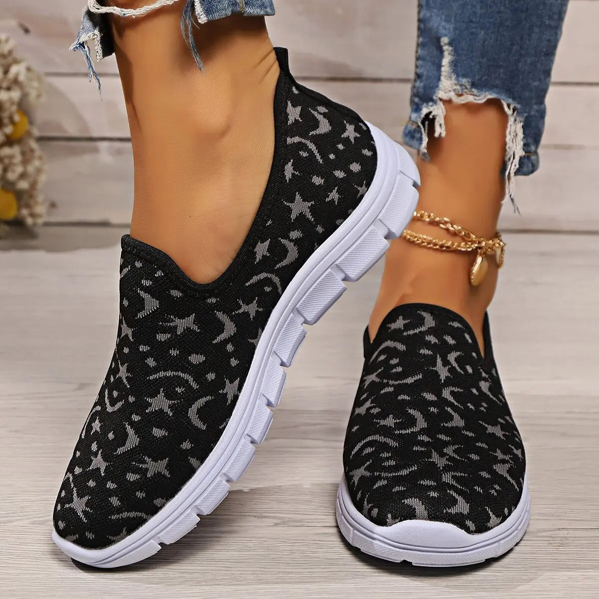 Damen Sportschuhe mit Flacher Sohle – Frühling Runde Zehenform | Bequeme Designer Vulcanized Sneaker für Outdoor & Alltag Kaufschwan®