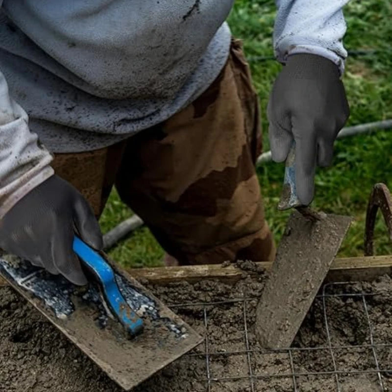 PU Beschichtete Anti Rutsch Arbeitshandschuhe Nylon Strapazierfähig für Garten Mechanik Auto Reparatur 6/12/18 Stück/Set Kaufschwan®