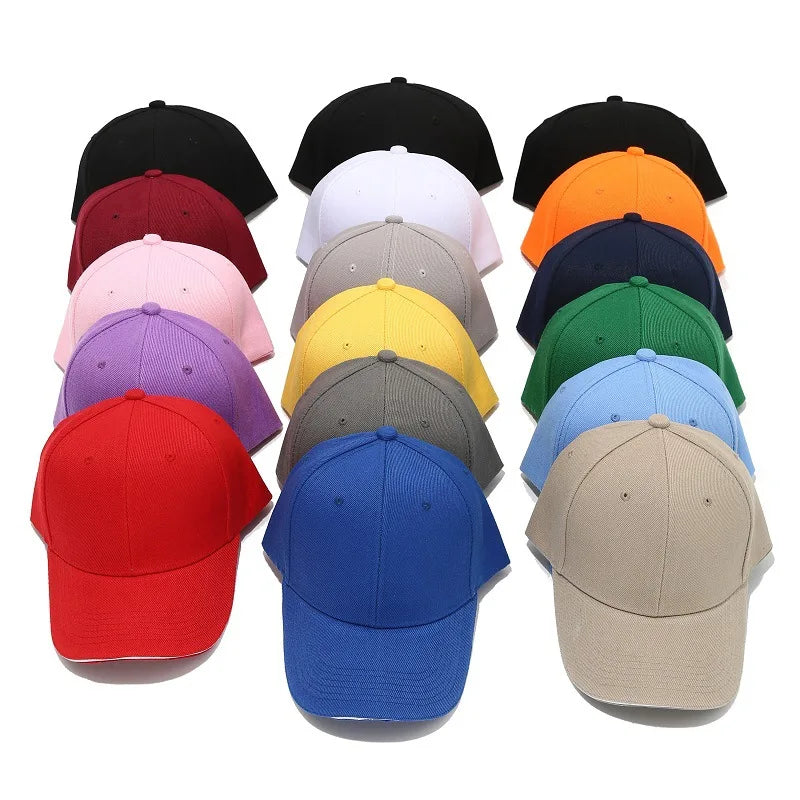 17 Farben Woll Baseballkappe Set | Herren & Damen Freizeit Einfarbige Kappe | Outdoor Reise Mode Kappe 6 Stück Kaufschwan®