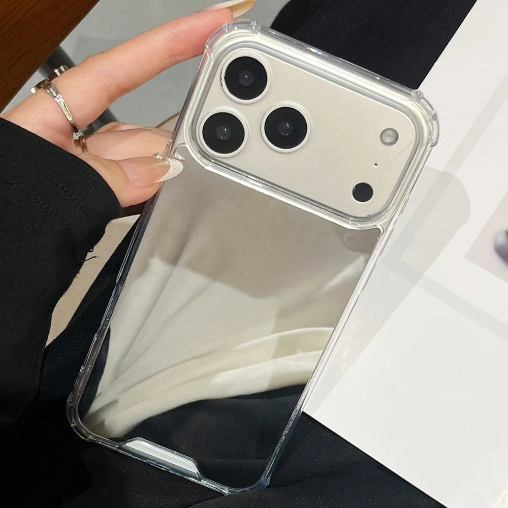 Harte Acryl-Spiegelhülle für iPhone 18 Pro & iPhone 18 Pro Max – Stoßfeste Schützende Rückhülle Kaufschwan®