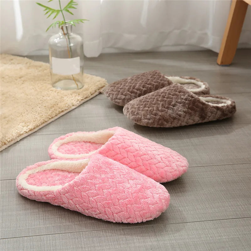 Damen Winter-Hausschuhe mit Fell | Cartoon-Katzen-Design | Warme Memory-Foam Indoor-Schuhe für Damen, Herren & Paare Kaufschwan®