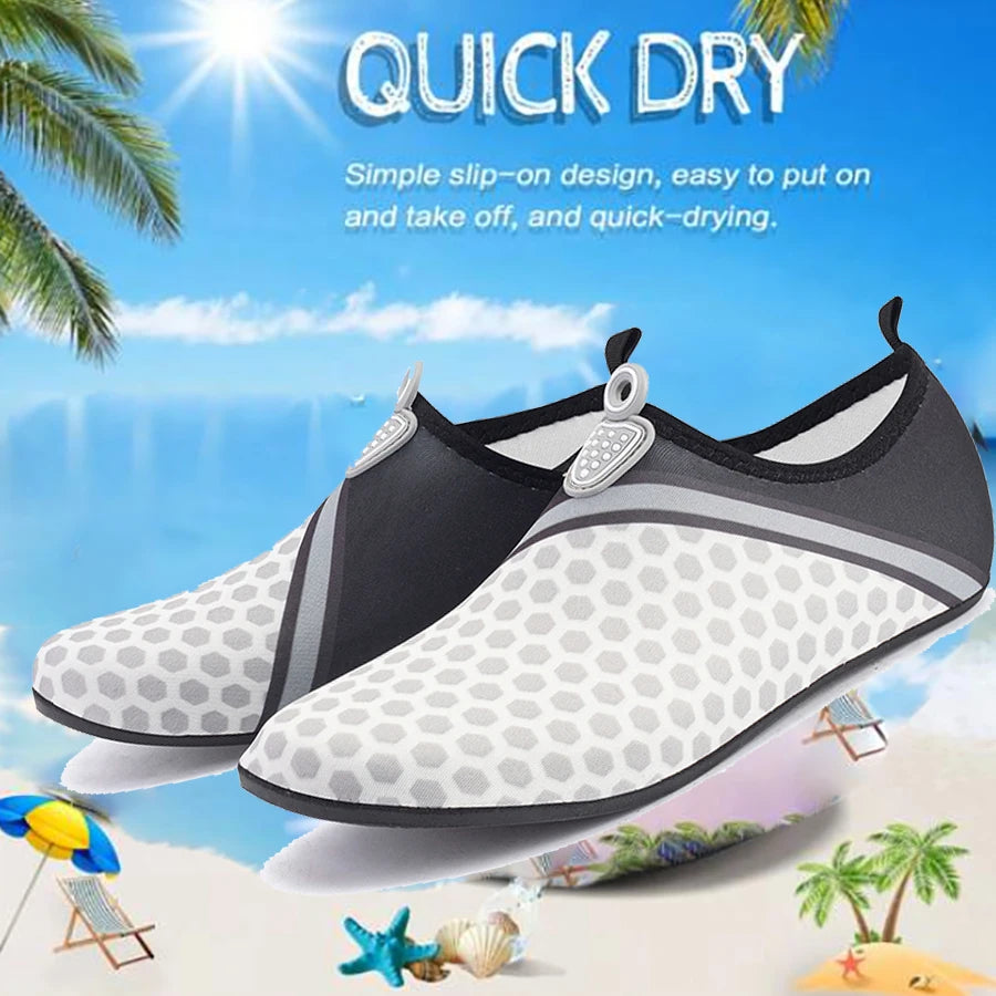 Unisex Aqua Wasserschuhe – Atmungsaktive Schwimmschuhe für Strand, Barfuß & Waten Kaufschwan®