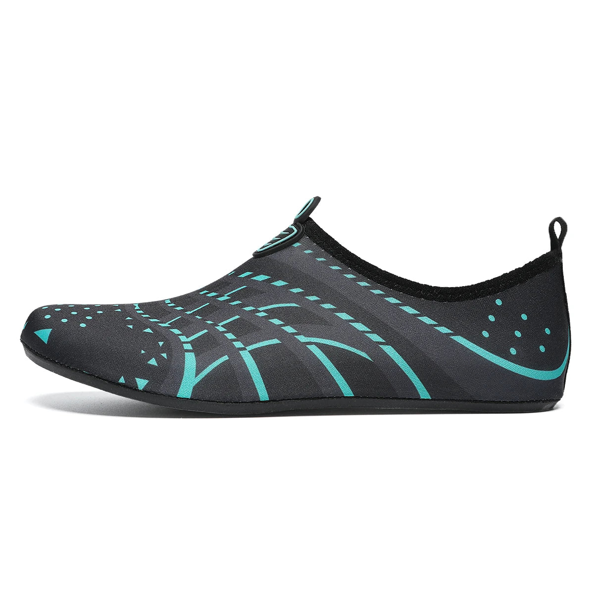 Unisex Sommer Wasserschuhe – Atmungsaktive Aqua Sneaker für Strand, Schwimmen & Tauchen Kaufschwan® Schwarz Blau 43