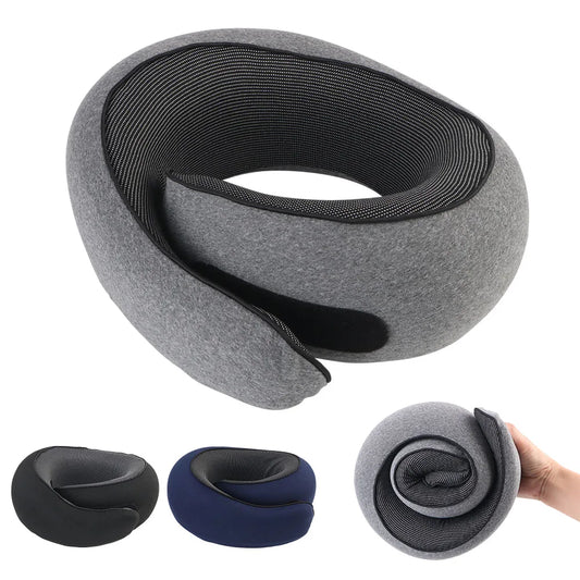 Tragbares U Förmiges Memory Foam Kissen – Weiches Nackenstützkissen für Reisen und Ruhepausen Kaufschwan®