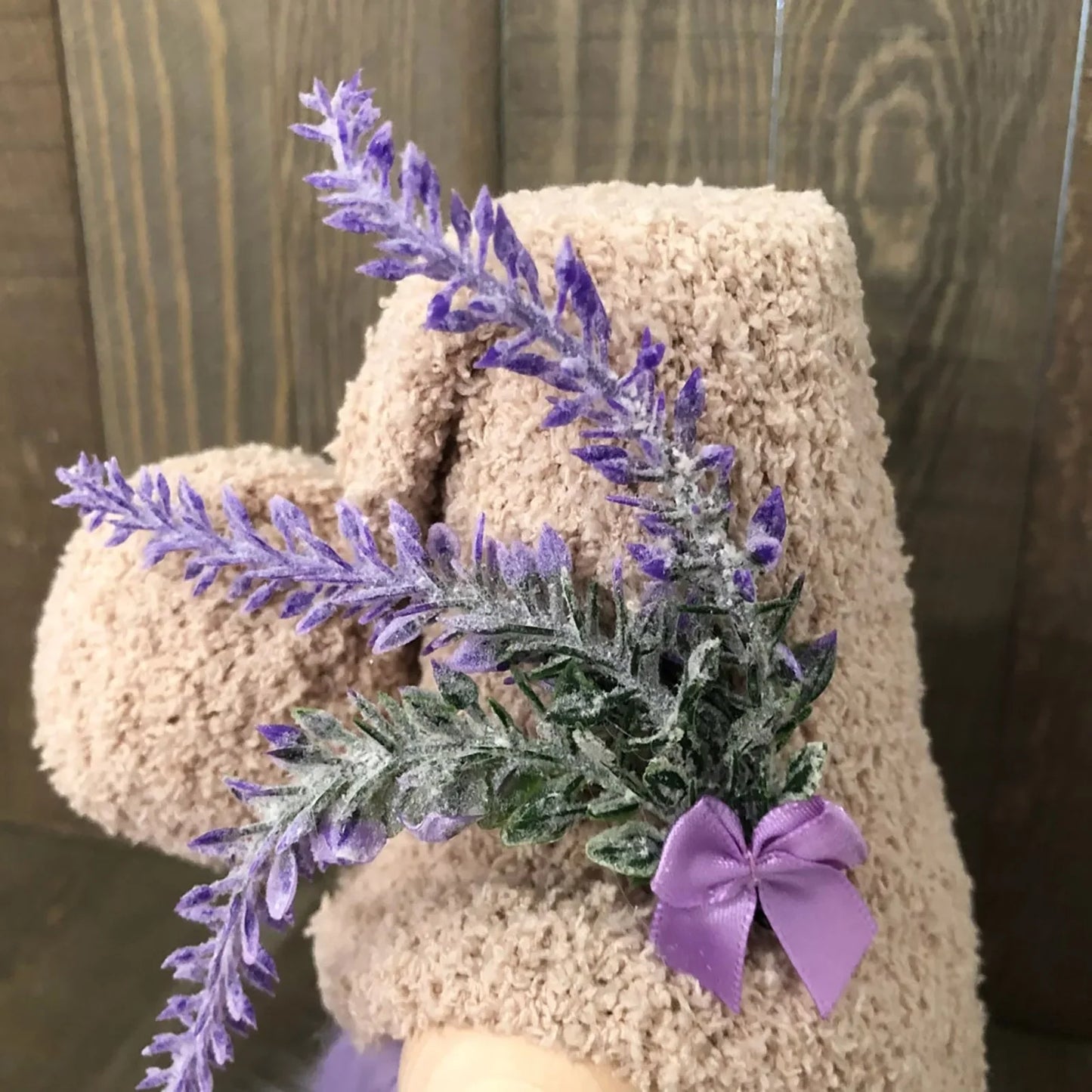 Lavendel Wichtel – Lila | Dekofigur für Zuhause, Rudolf Zwergpuppe, Kinder Weihnachtsgeschenk