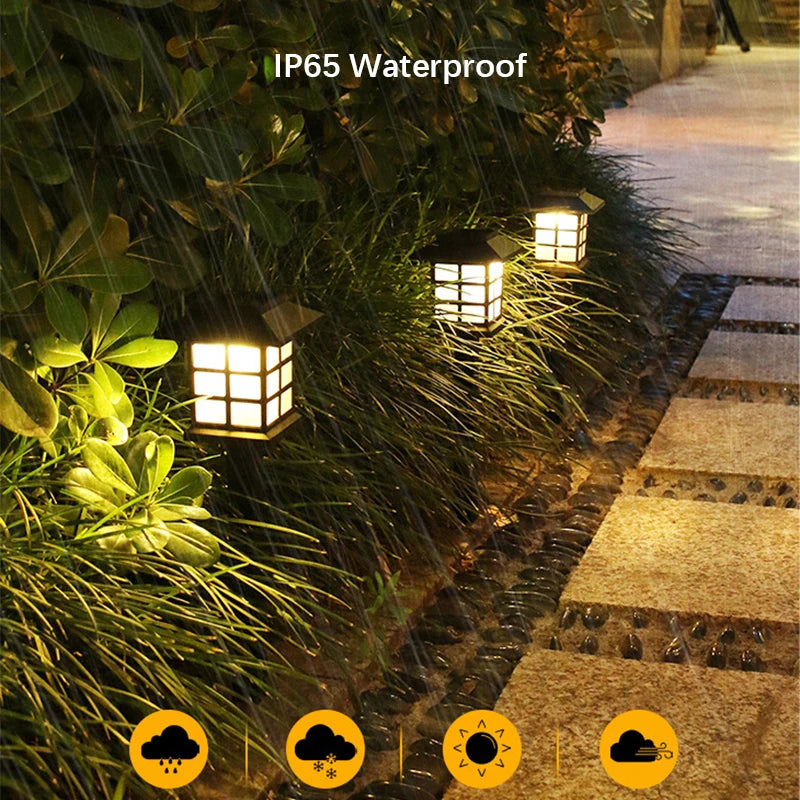 2er Set Solar Wegeleuchten – IP65 Wasserdichte LED Außenlampen für Garten, Einfahrt, Terrasse & Gehweg Kaufschwan®