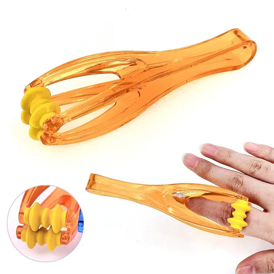 2-Rollen-Fingermassager | Mini-Fingergelenk-Massager mit elastischem Griff | Fördert Durchblutung & Muskelentspannung Kaufschwan®