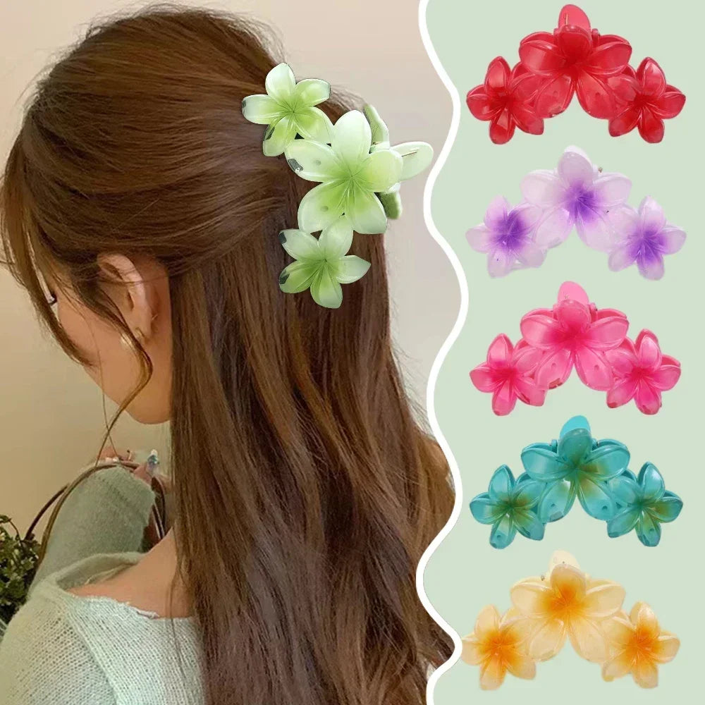 Blumen-Haarklammer – Retro Bunter Haar-Clip Kaufschwan®