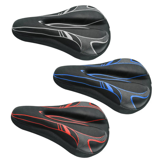 Fahrradsattel-Bezug – Bequeme Verschleißfeste Sitzpolsterung mit Kordelzug | Einfach zu Installierender Sattelüberzug für Damen & Herren, MTB & Rennrad Kaufschwan®