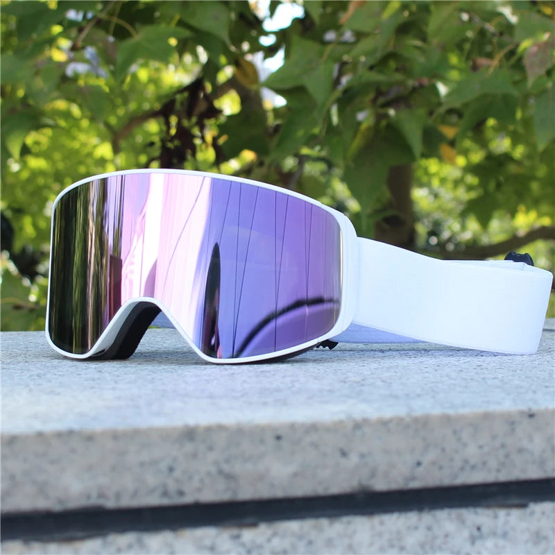 Doppelglas Anti-Beschlag & UV-Schutz | HD Schneebrille für Skifahren & Snowboarden, Unisex Kaufschwan®