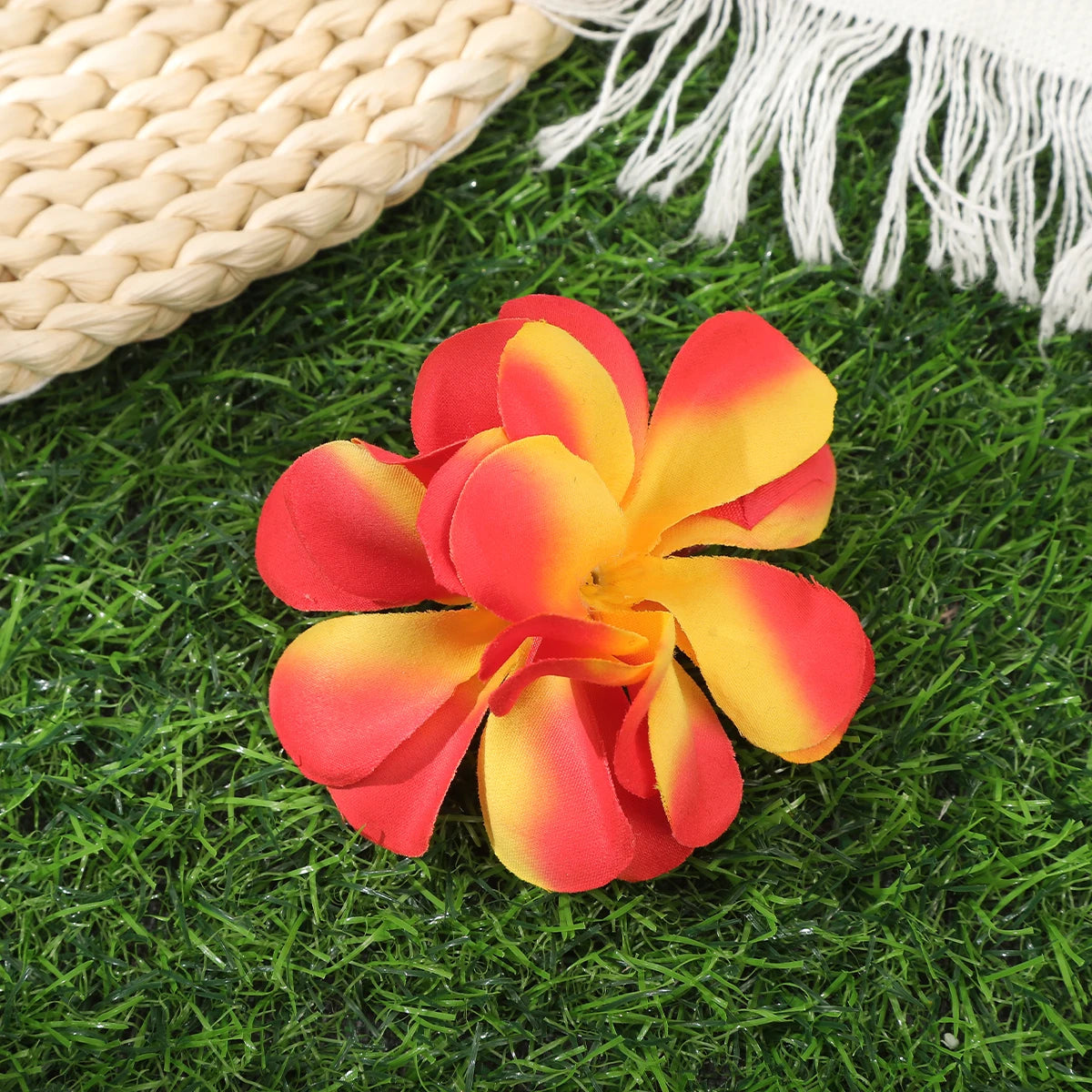 Orchideen-Blumen Haarklammer – Braut & Urlaubs Haaraccessoire Kaufschwan® Abbildung 9