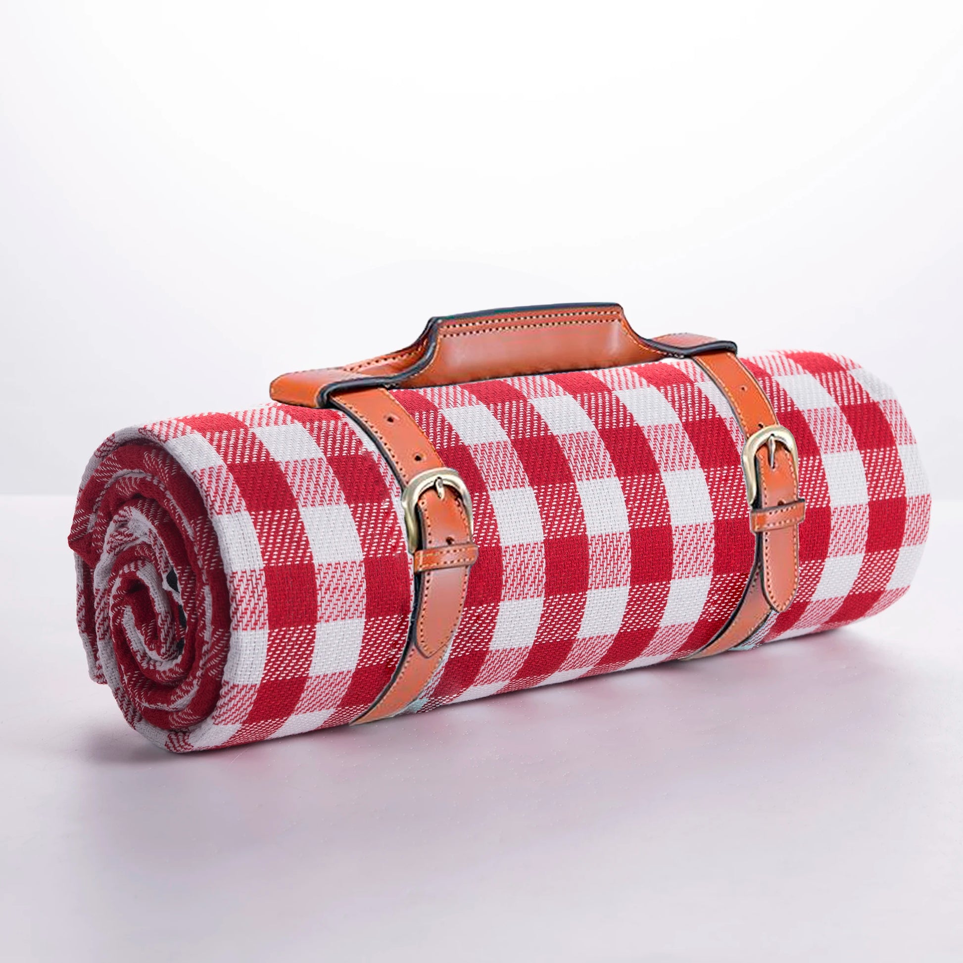 Extra Große Picknickdecke – Tragbare Wasserdichte & Sandfeste Matte | Faltbare Outdoor Decke mit Tragegriff für Strand, Park & Reisen Kaufschwan® Rot 200cm X 200cm