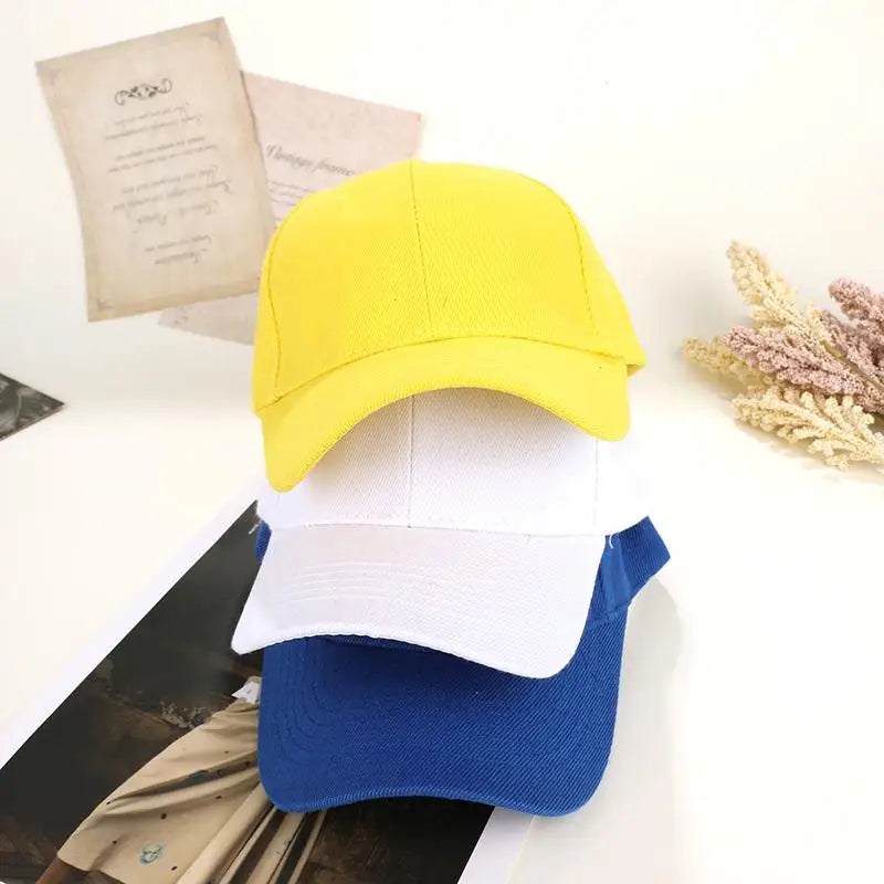 Modische Candy Color Kinder Baseballkappe | Verstellbare Sommer Sonnenkappe für Jungen & Mädchen | Reise & Outdoor Sonnenschutz Kaufschwan®