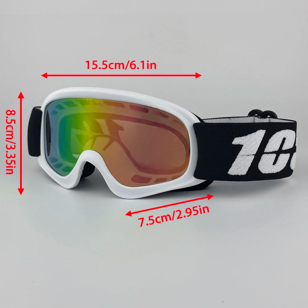 Kinder Skibrille – Anti-Beschlag Doppellinse & UV400 Schutz | Stoßfeste Schneebrille mit HD-Sicht für Skifahren & Snowboarden Kaufschwan®