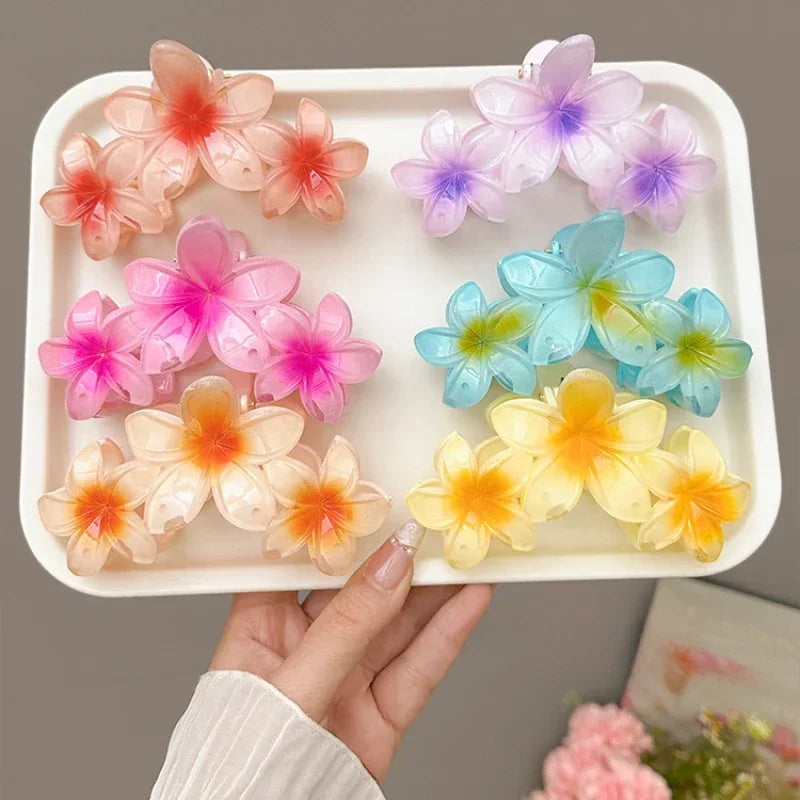 Blumen-Haarklammer – Retro Bunter Haar-Clip Kaufschwan®
