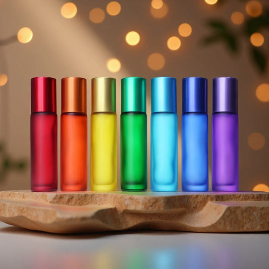 8 Pieces/Lot 10ml Glass perfume refill bottle l Essential Oil Bottle Travel Use Glass Perfume Roll on Bottle Kaufschwan®