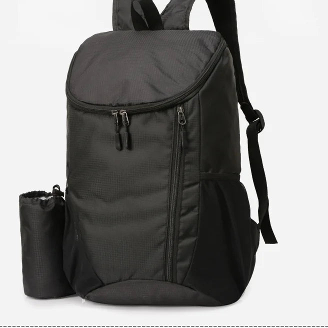 Outdoor-Reiserucksack | Wasserdichtes, Faltbares Camping- & Sporttasche | Wandern, Bergsteigen & Reise-Rucksack Kaufschwan® Schwarz