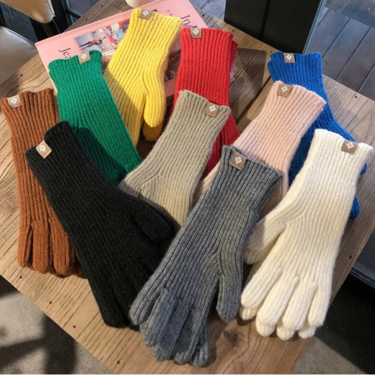 Damen Fashion Touchscreen Strickhandschuhe – Warme Flauschige Winterhandschuhe | Alltag, Arbeit & Outdoor Kaufschwan®