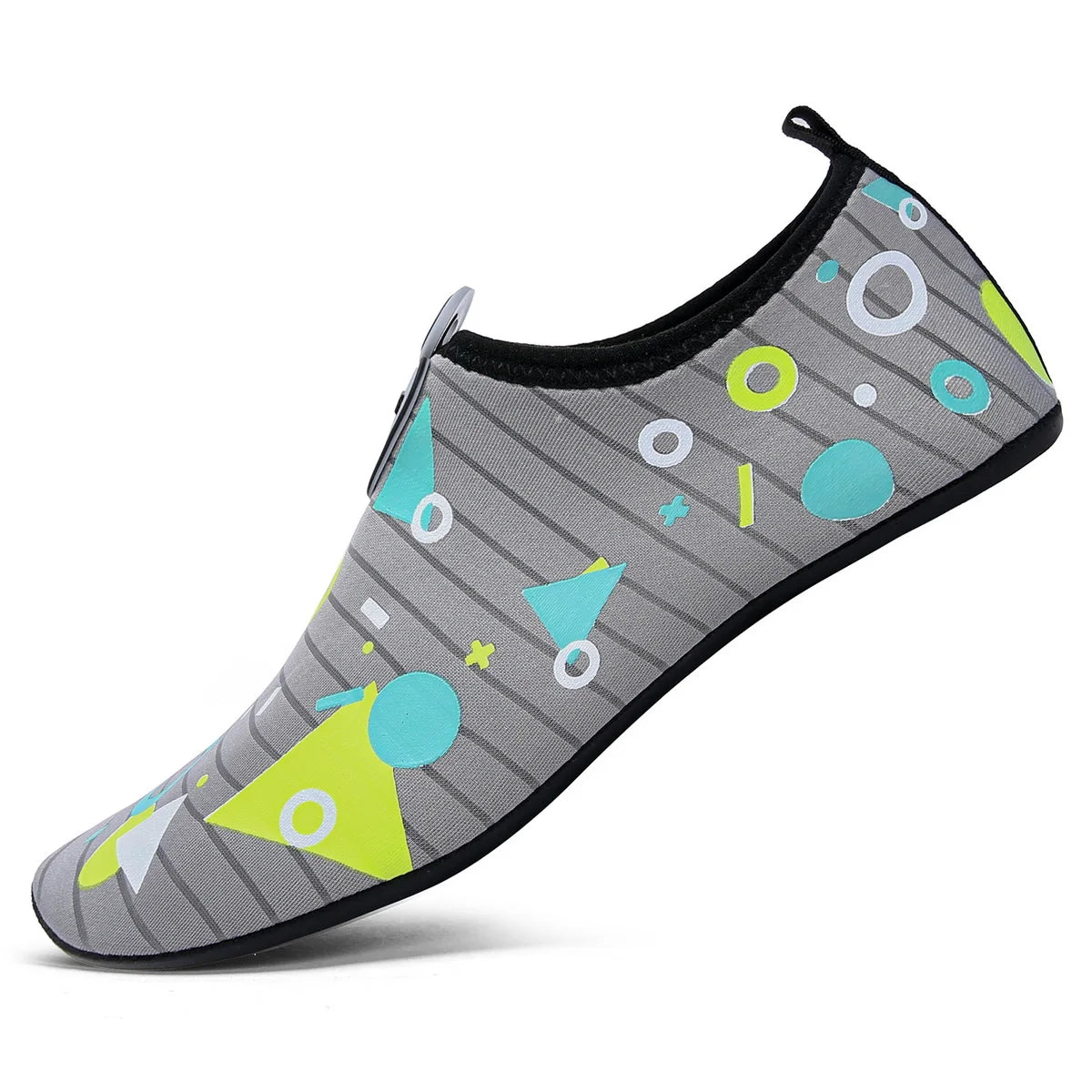 Damen Wasserschuhe Schnell Trocknend – Bequeme Strand & Yoga Schuhe, Atmungsaktive Badeschuhe Kaufschwan® Grau Gelb 38
