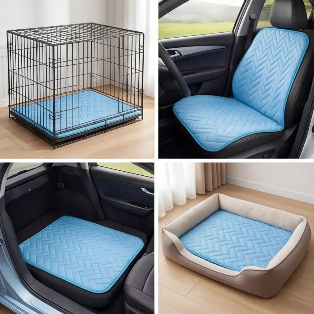 Kühlmatte für Hunde - Strapazierfähige Sommer Kühlmatte für Kleine und Große Hunde sowie Katzen für Sofa und Haustierbett Kaufschwan®