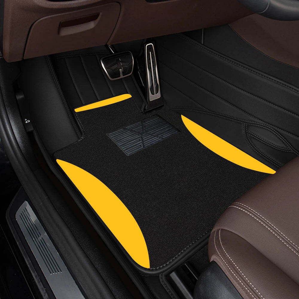 Universelle Autoschalenmatten – 4-teiliges Set aus Polyester-Velours, wasserdicht & rutschfest Kaufschwan®