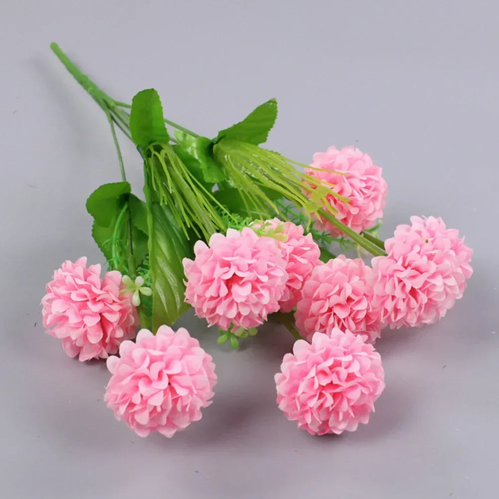 Mehrfarbige Künstliche Seidenhortensien – Kleiner Blumenstrauß für Hochzeit, Weihnachten, Party & DIY Wohnungsdekoration Kaufschwan®