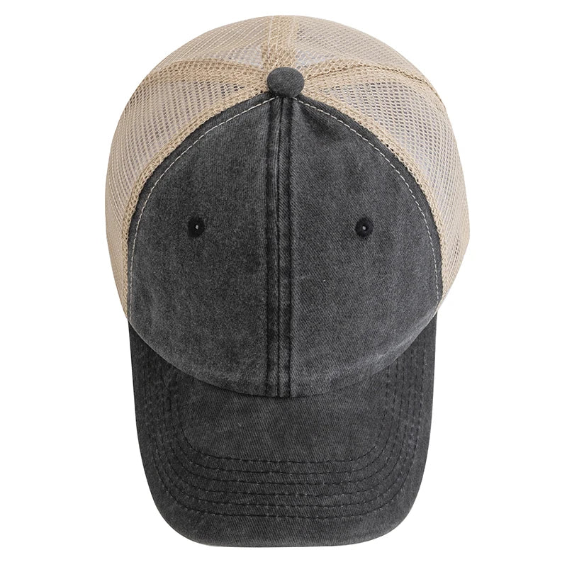Hot Sale Unisex Trucker Hut | Mehrfarbige Einfarbige Baseballkappe | Washed Cotton Kappe für Herren & Damen Kaufschwan®