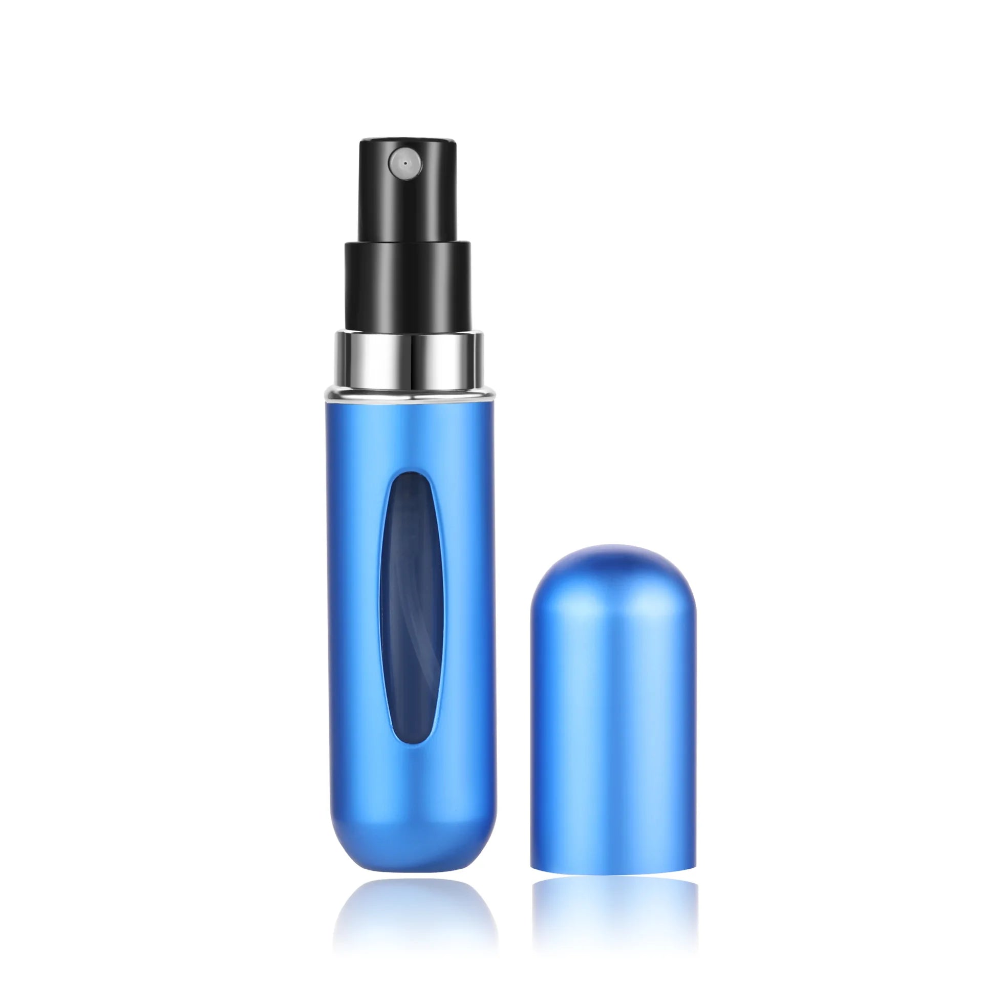 5ml Perfume Refill Bottle Portable Mini Refillable Spray Jar Scent Pump Empty Cosmetic Containers Atomizer for Travel Tool Hot Kaufschwan® Blau 5ml