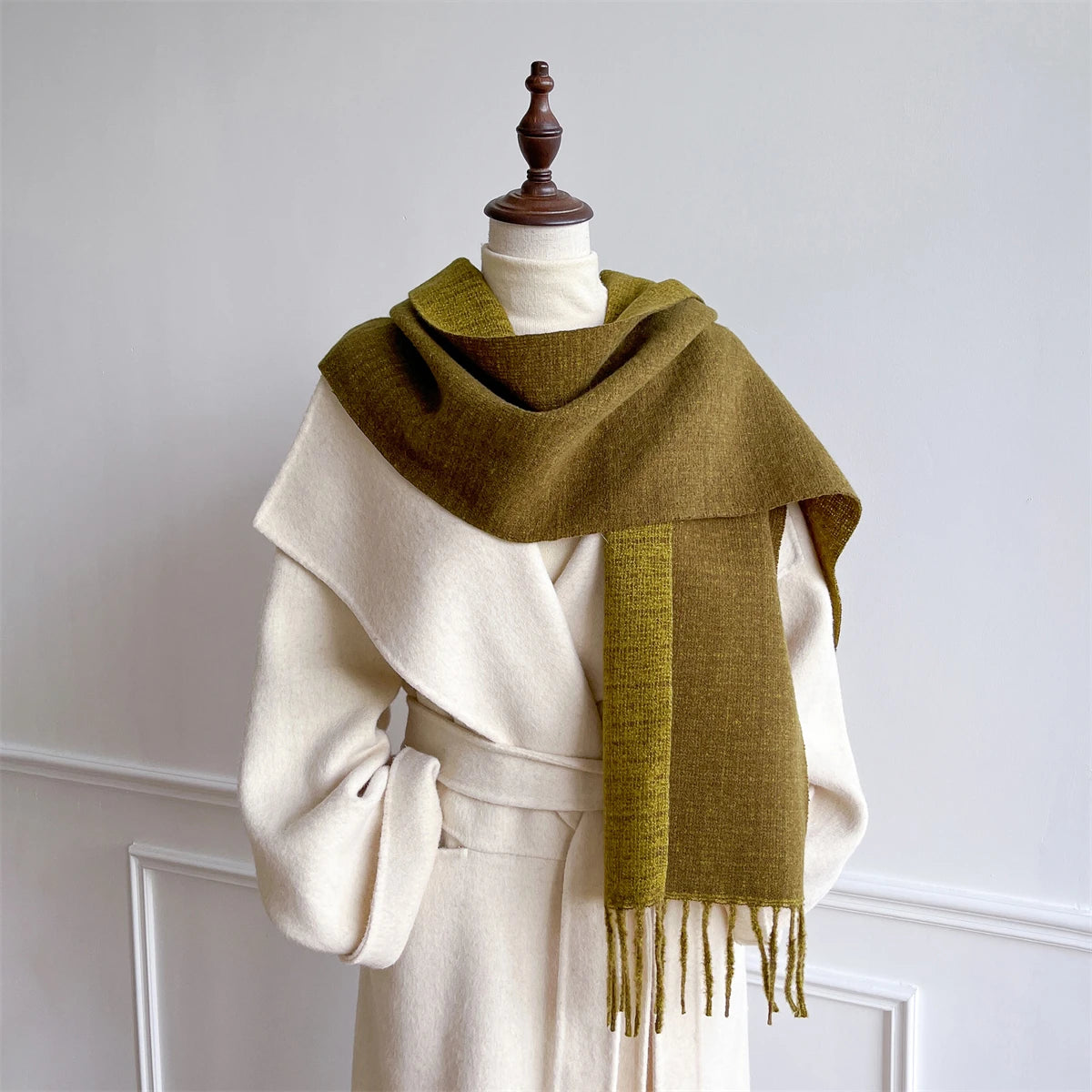 Luxus Damen Schal | Winter Warmer Schal Umschlagtuch & Stola | Pashmina Foulard, Bandana & Decken Poncho