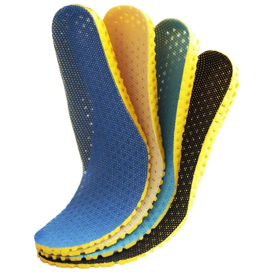Neue Orthopädische Memory Foam Einlegesohlen | Atmungsaktive Mesh Sporteinlagen für Damen & Herren | Dämpfung & Fußgewölbeunterstützung Kaufschwan®