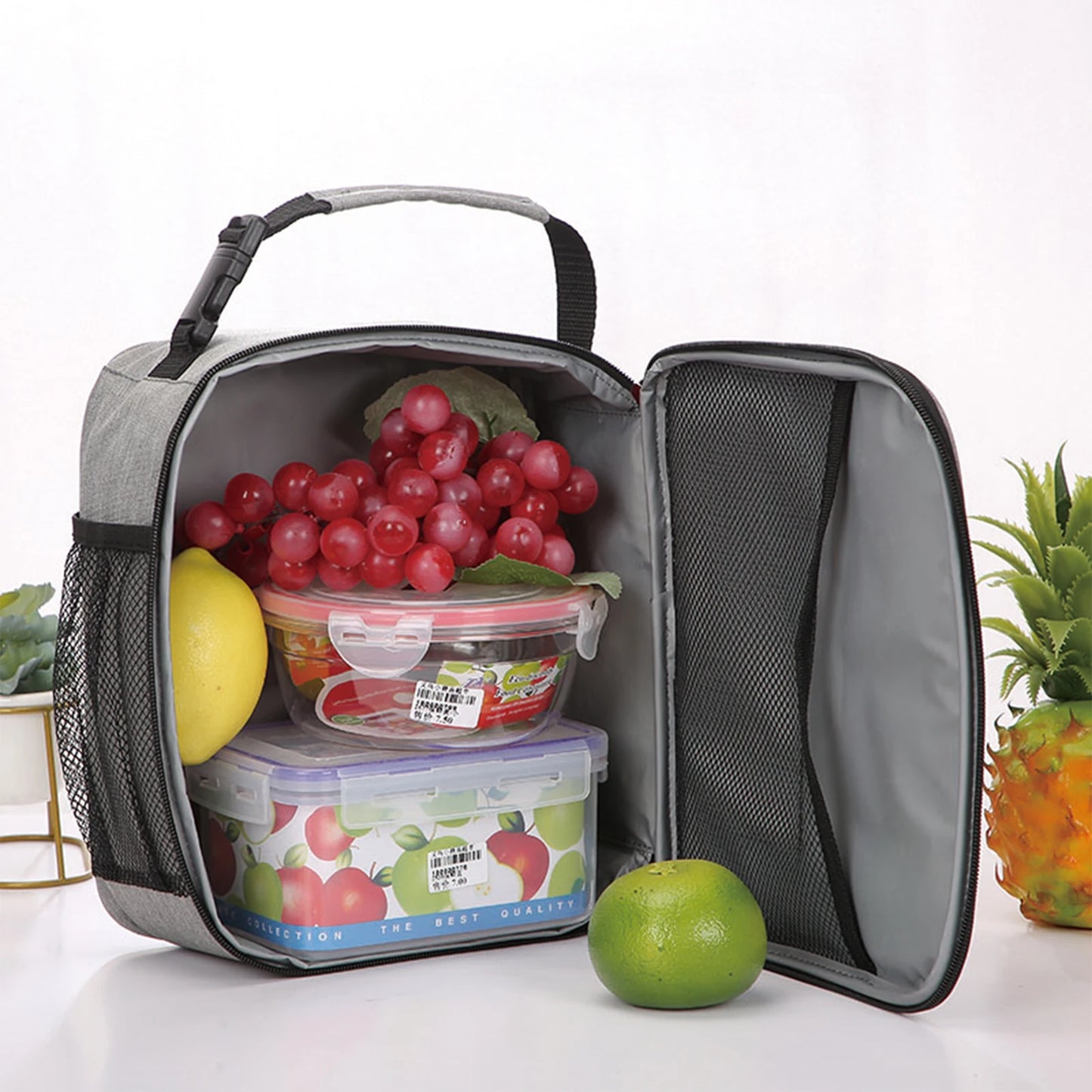 Tragbare Isolierte Lunchbox Tasche mit Großem Fassungsvermögen – Wiederverwendbare Kühltasche für Damen & Herren | Wasserdichtes Oxford-Gewebe Kaufschwan®