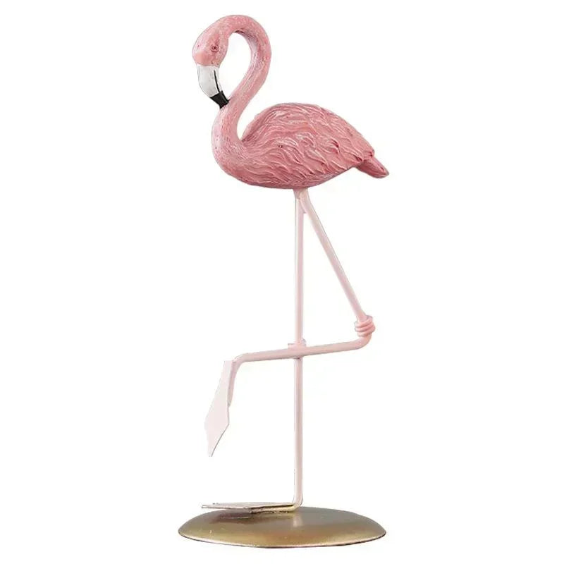 Kreative Flamingo Resin Figur – Cartoon Desktop Dekoration im INS Stil für Wohnzimmer und Schreibtisch