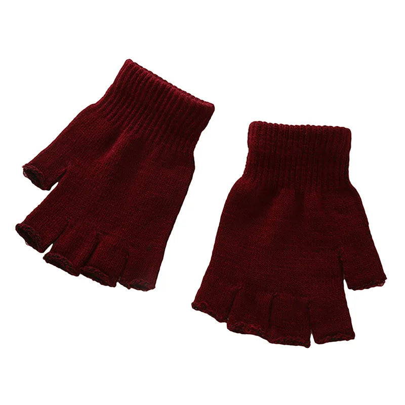 Winter Touchscreen Strickhandschuhe – Warme Unisex Vollfinger Handschuhe | Verdickte Strickhandschuhe aus Kunstwolle für Damen & Herren