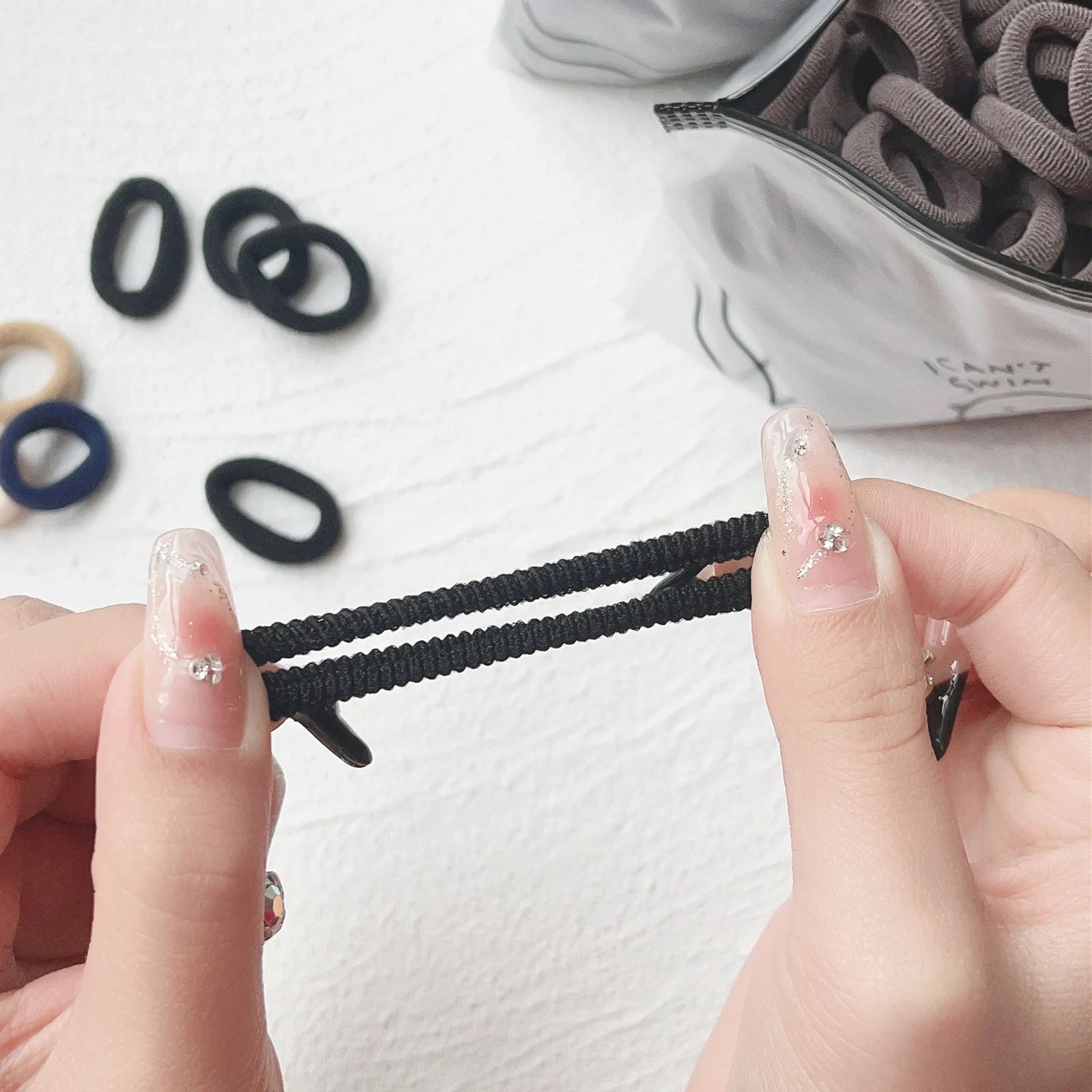 20/50 Stück Elastische Haargummis für Kinder | Bunte Süße Scrunchies & Haargummis für Mädchen & Babys | Weiche Haar-Accessoires Kaufschwan®