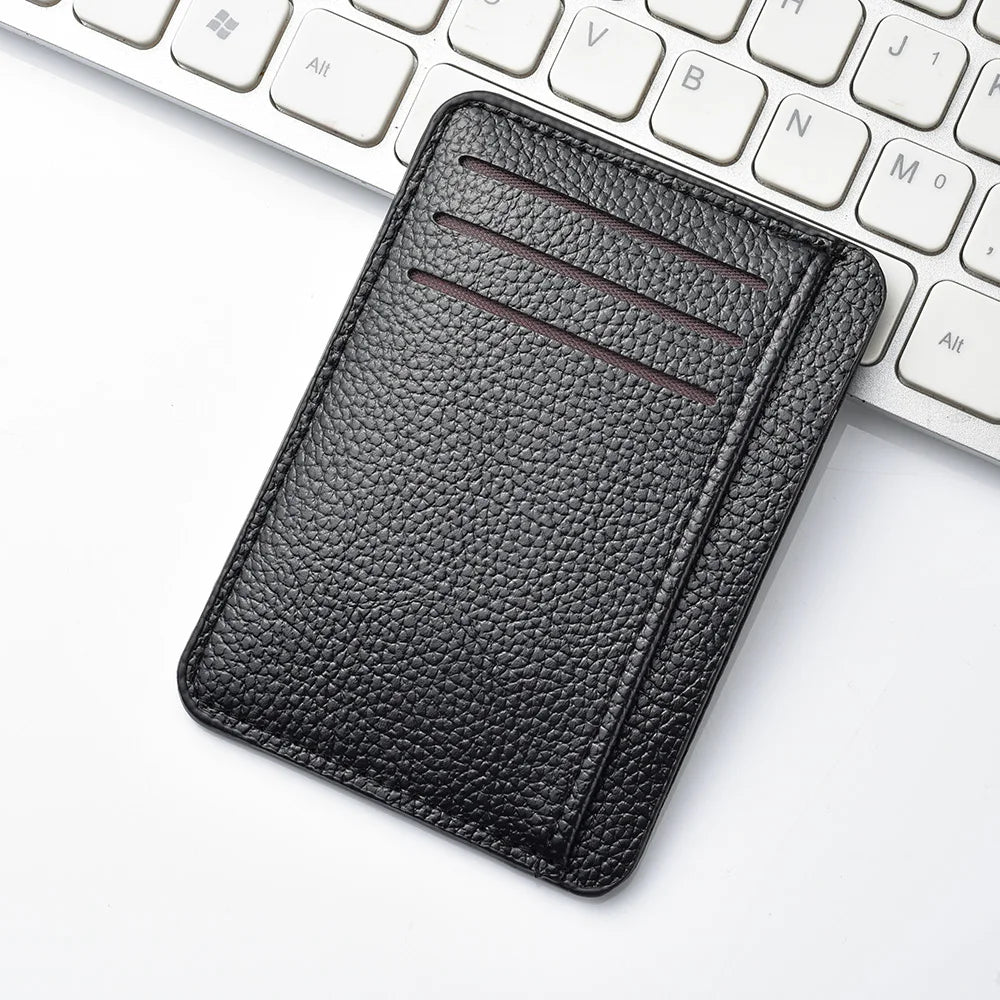 Ultradünne Mini-Geldbörse aus Weichem PU-Leder – Farbenfrohes Kartenetui für Damen & Herren Kaufschwan®
