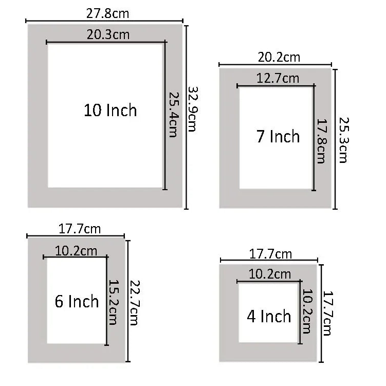 Vintage Bilderrahmen – Rustikale Tisch- und Nachttisch Dekoration für Familienfotos Kaufschwan®