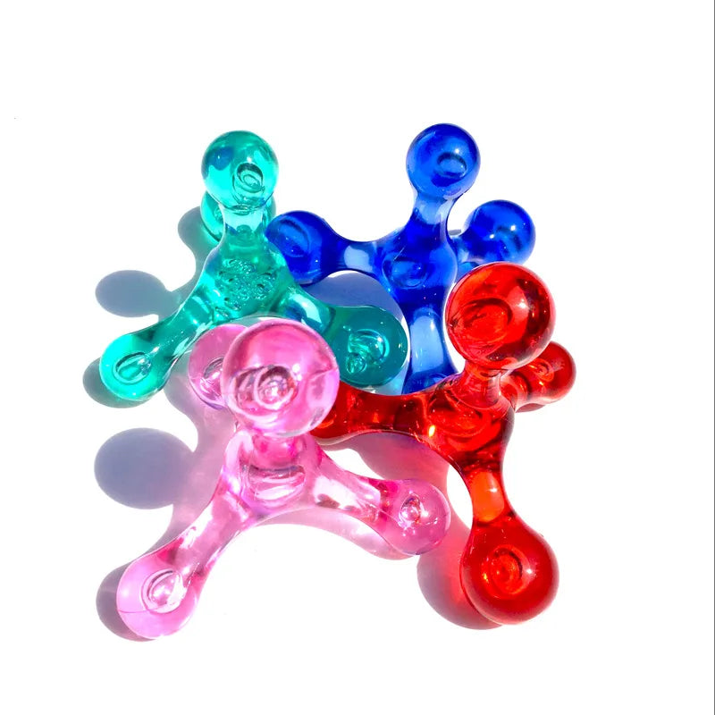 4-Kugel Mini-Handmassager | Akupressur-Werkzeug für Arme, Rücken, Beine, Kopf & Füße | Entspannung & Ödem-Fett-Reduktion Kaufschwan®