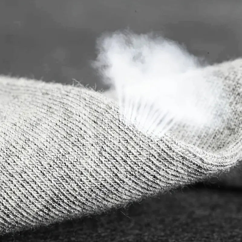 5 Paare Herren Baumwoll-Atmungsaktive Schweißabsorbierende Kurzsocken | Einfarbige Wadenlange Sport- & Business-Socken Kaufschwan®
