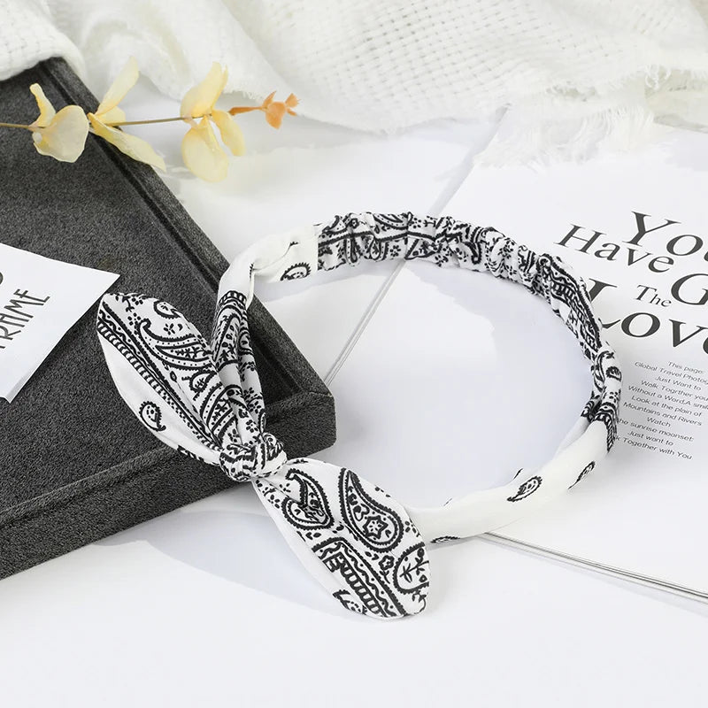 Bandana Haarreif mit Schleife – Geknotetes Turban-Haarreif für Damen & Mädchen Kaufschwan®