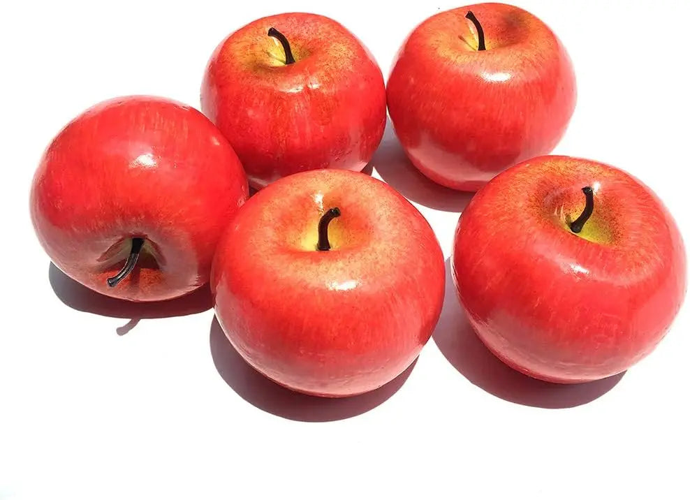 12 Stück Künstliche Grüne Äpfel – Plastik Simulationsfrüchte für Küche, Zuhause, Party & Fotografie Kaufschwan®