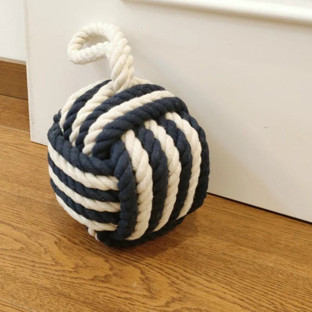Türstopper im Mediterranen Stil – Dekorativer Seilball Türhalter | Kreatives Rustikales Design für Zuhause, Restaurants & Bars Kaufschwan®