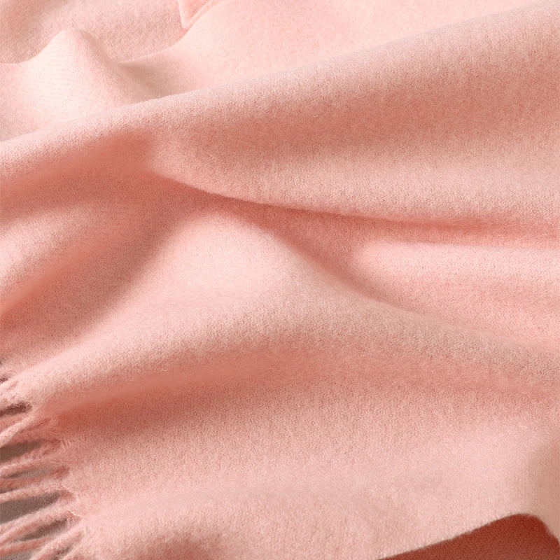 Bunte Winter Schals für Damen | Langer Kaschmir-Optik Wärmeschal | Einfarbig Hijab, Umschlagtuch & Pashmina Kopftuch Kaufschwan®