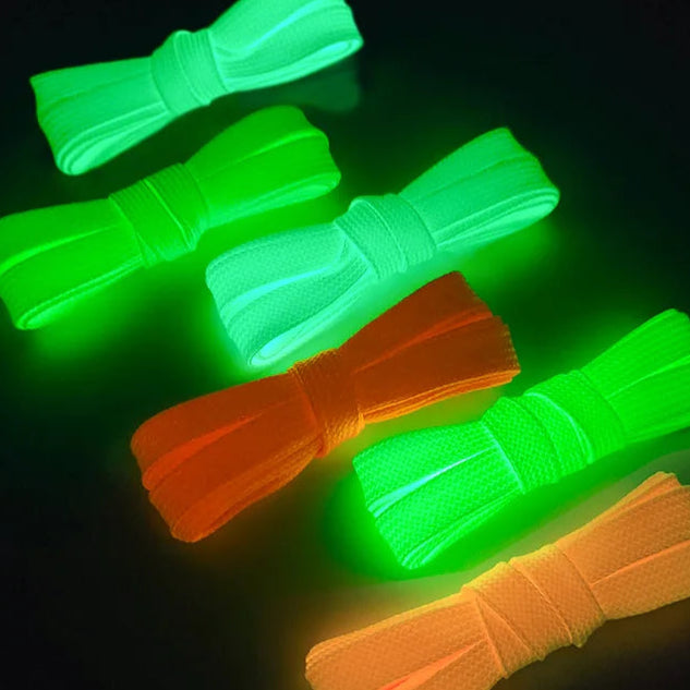 Leuchtende Schnürsenkel – Im Dunkeln Leuchtende Bunte Laces | 100/120/160cm Schnürsenkel für Kinder, Sneaker & Party Accessoires Kaufschwan®